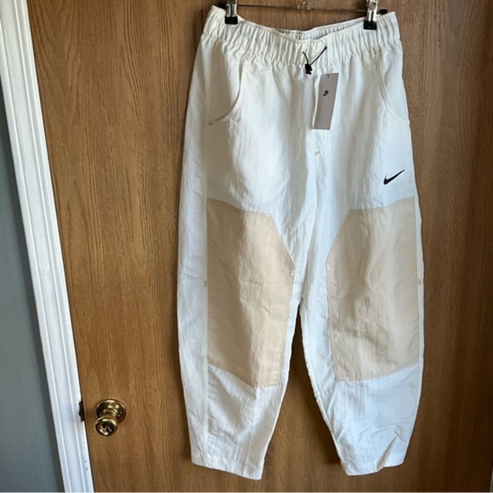 Nike White Neutral Jogger Sweatpants Windbreaker NWT size small